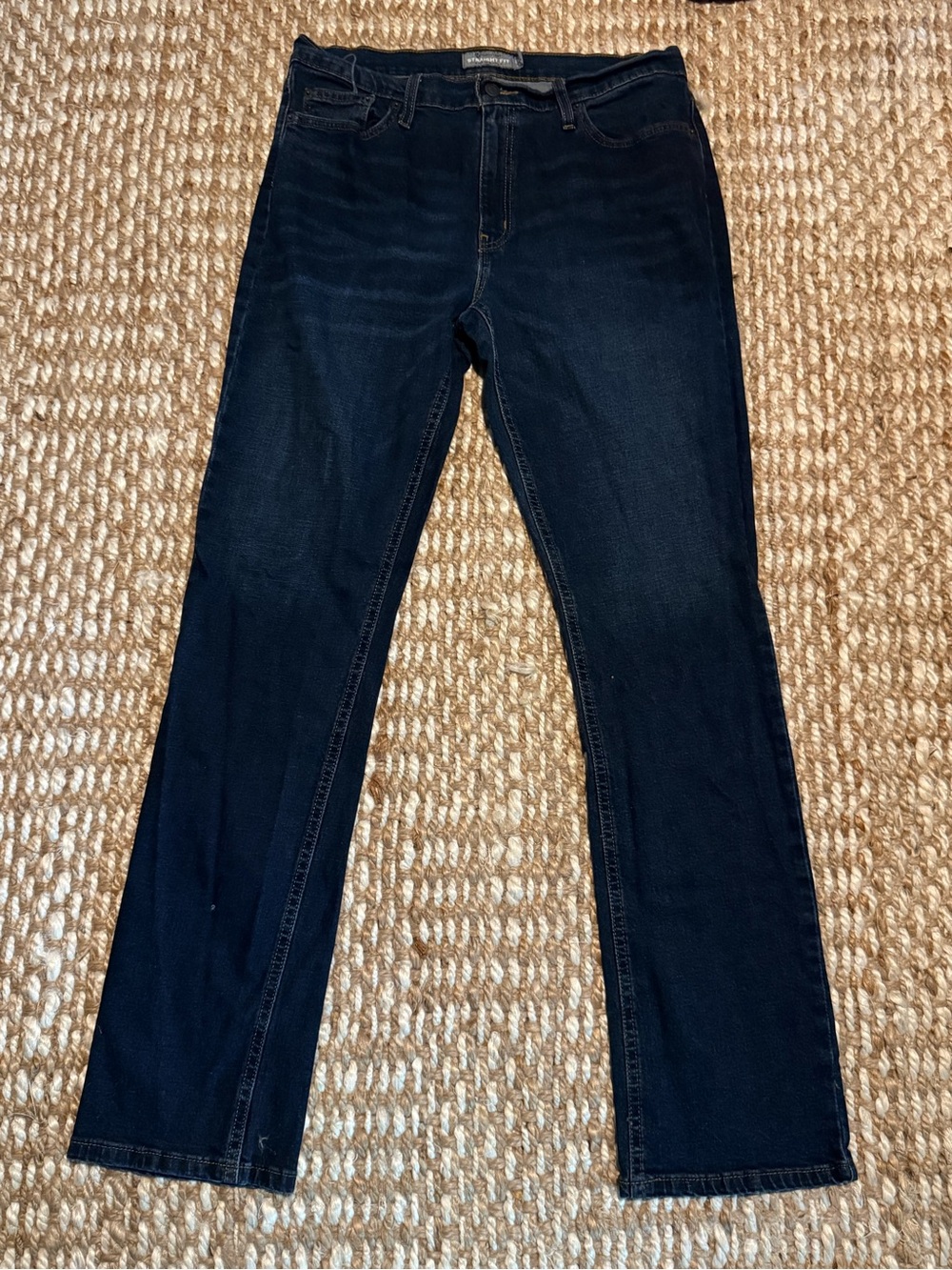 Slim Straight Dark Indigo Men's Jeans